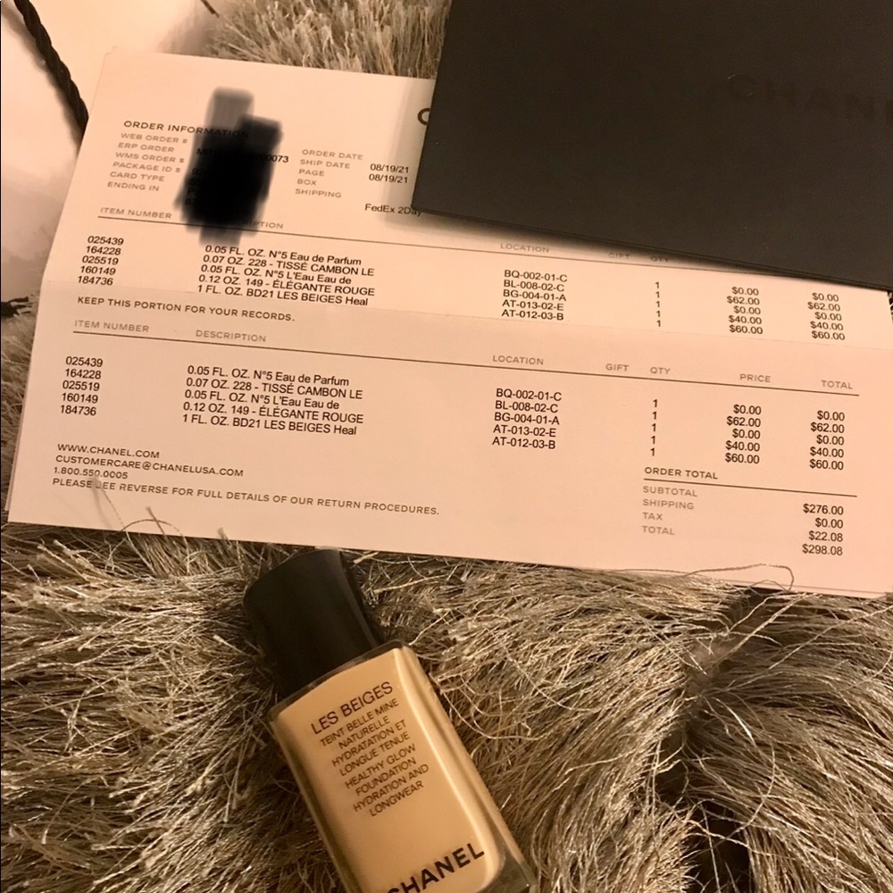 Chanel LES BEIGES shade B21